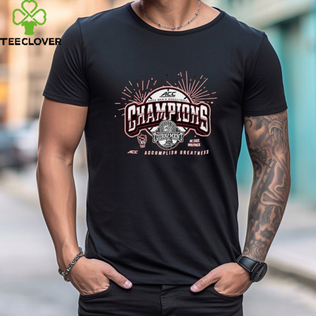 NC State Wolfpack 2024 ACC Men's Basketball Conference Tournament Champions T Shirt NC State Wolfpack 2024 ACC Men's Basketball Conference Tournament Champions T Shirt