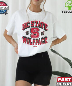 NC State Wolfpack Court Arched Wordmark T Shirt
