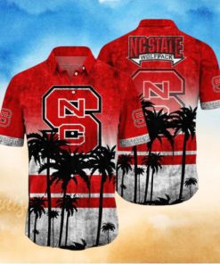 NC State Wolfpack Logo Coconut Tropical Hawaiian Shirt Beach Gift For Fans