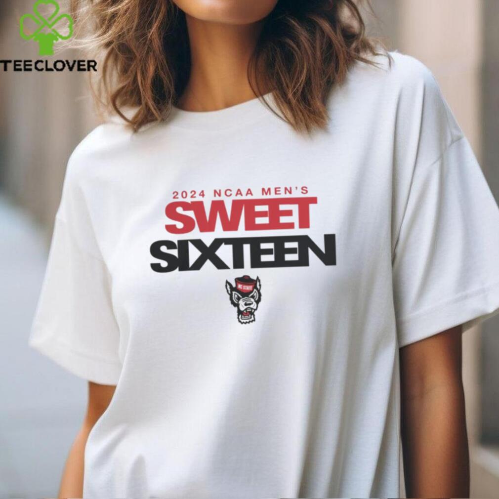 NC State Wolfpack Men's Basketball 2024 Sweet Sixteen T Shirt NC State Wolfpack Men's Basketball 2024 Sweet Sixteen T Shirt