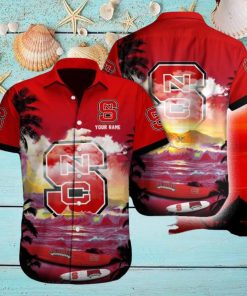 NC State Wolfpack NCAA Collection Custom Name Men And Women Sports Teams Hawaiian Shirt Gift