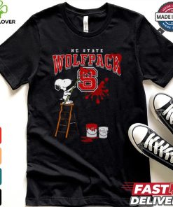 NC State Wolfpack Snoopy Painting Shirt