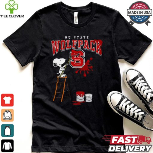 NC State Wolfpack Snoopy Painting Shirt