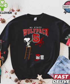 NC State Wolfpack Snoopy Painting Shirt
