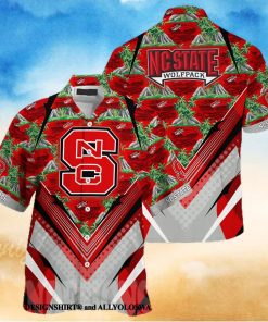 NC State Wolfpack Summer Hawaiian Shirt And Shorts For Sports Fans This Season