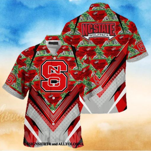 NC State Wolfpack Summer Hawaiian Shirt And Shorts For Sports Fans This Season