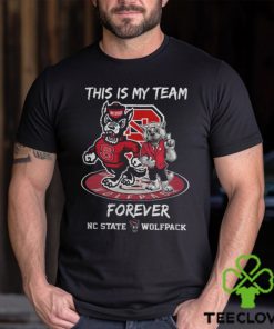NC State Wolfpack This Is My Team Forever Tee Shirt