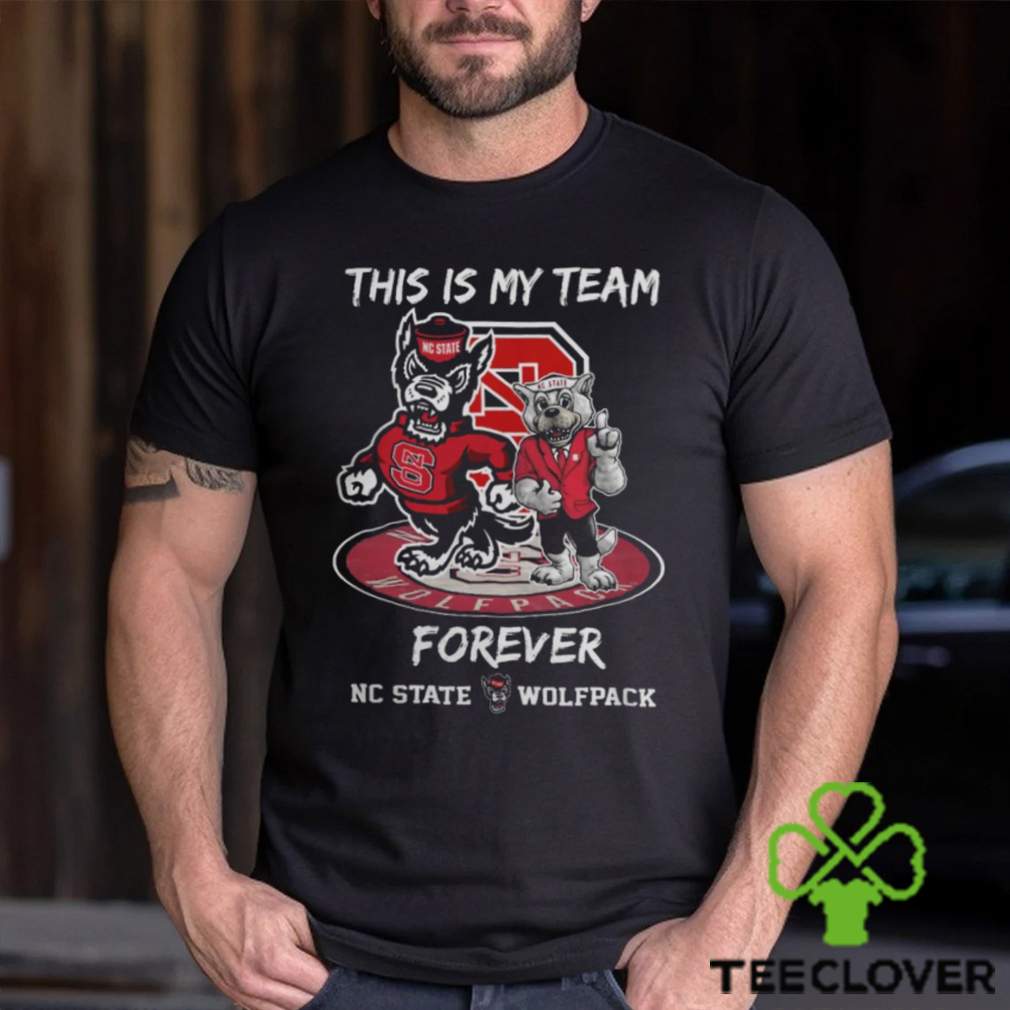 NC State Wolfpack This Is My Team Forever Tee Shirt NC State Wolfpack This Is My Team Forever Tee Shirt