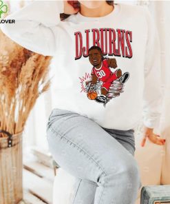 NC State Wolfpack basketball DJ Burns player caricature spin move hoodie, sweater, longsleeve, shirt v-neck, t-shirt