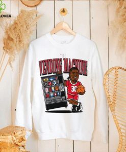 NC State Wolfpack basketball DJ Burns player caricature the vending machine hoodie, sweater, longsleeve, shirt v-neck, t-shirt