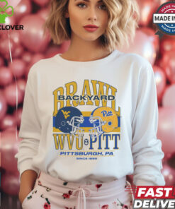 NCAA 2024 Backyard Brawl Pittsburgh Panthers Vs West Virginia Pittsburgh, PA Since 1895 t shirt