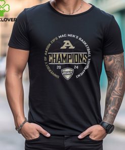 NCAA Akron Zips Blue 84 Unisex 2024 MAC Men's Basketball Conference Tournament Champions T Shirt
