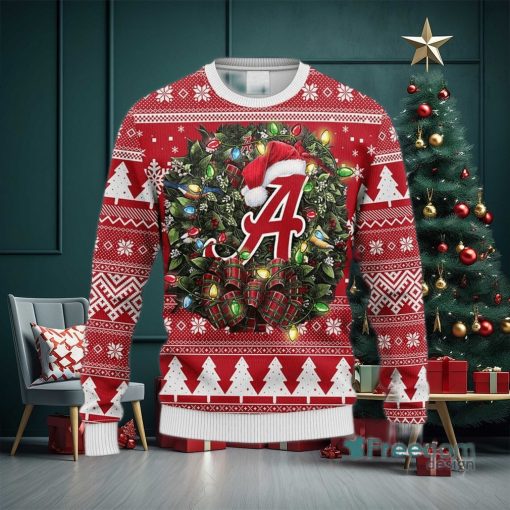NCAA Alabama Crimson Tide Christmas Ugly 3D Sweater For Men And Women Gift Ugly Christmas