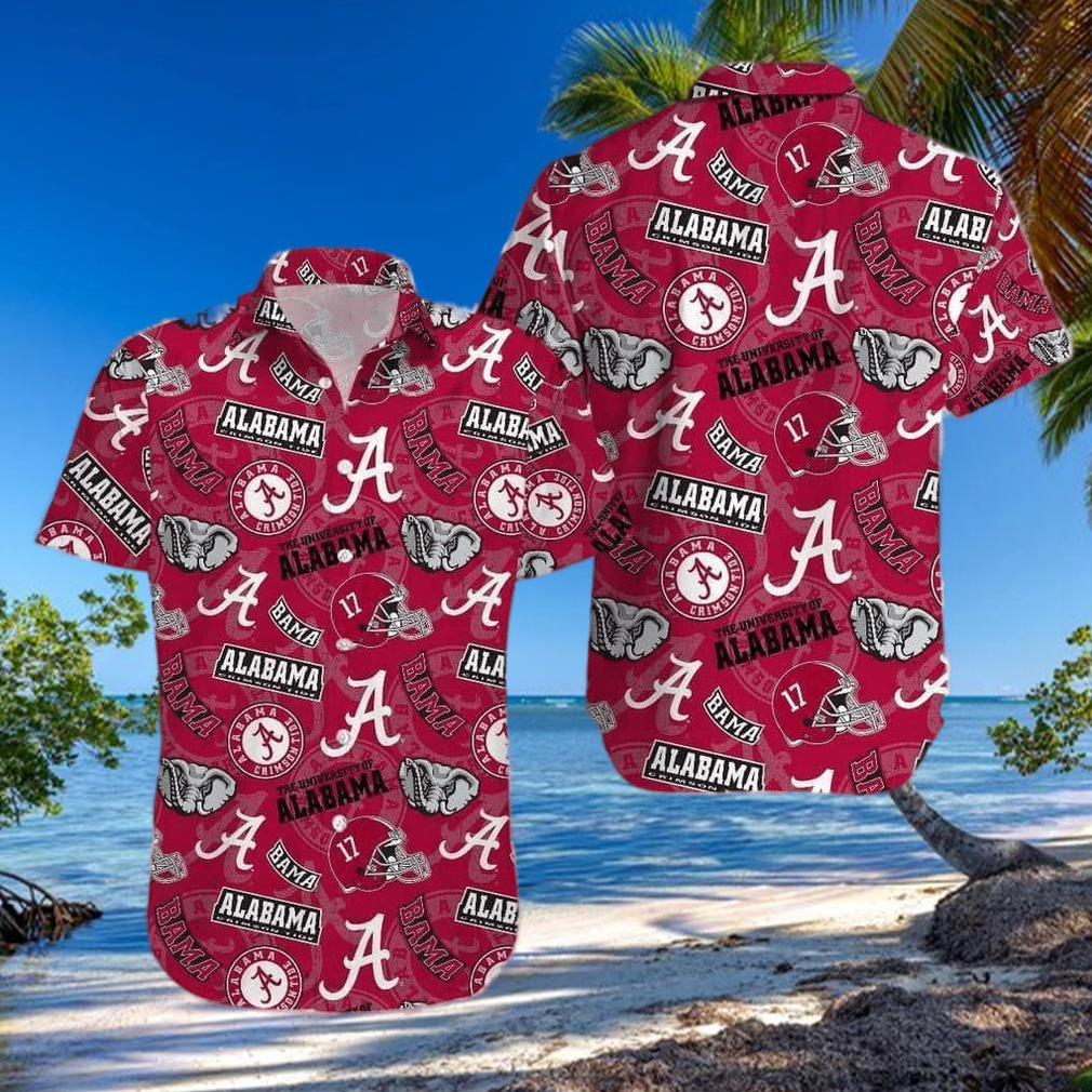 NCAA Alabama Crimson Tide Hawaiian Shirt Best Gift For College Football Fans NCAA Alabama Crimson Tide Hawaiian Shirt Best Gift For College Football Fans