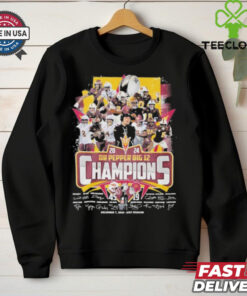 NCAA Arizona State Sun Devils 2024 Dr Pepper Big 12 Champions signatures shirt