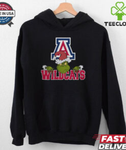 NCAA Arizona Wildcats Logo Football Grinch Christmas T Shirt