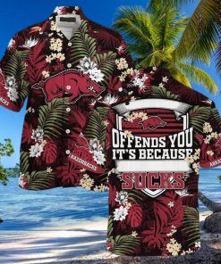 NCAA Arkansas Razorbacks Hawaiian Shirt Offends You It s Because Sucks