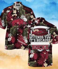 NCAA Arkansas Razorbacks Hawaiian Shirt Offends You It s Because Sucks