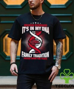 NCAA Arkansas Razorbacks It’s In My DNA Family Tradition Passed Down For Years T Shirt