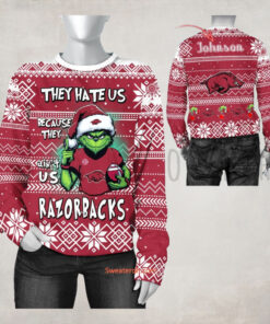 NCAA Arkansas Razorbacks They Hate Us Because They Ain’t US Sweater