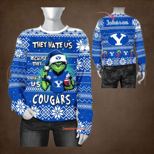 NCAA BYU Cougars They Hate Us Because They Ain’t US Sweater