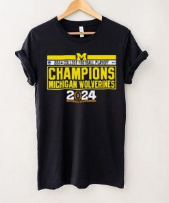 NCAA Big Ten Michigan Wolverines 2024 college football playoff Champions logo shirt