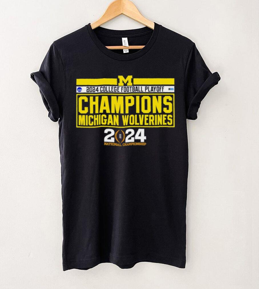 NCAA Big Ten Michigan Wolverines 2024 college football playoff Champions logo shirt NCAA Big Ten Michigan Wolverines 2024 college football playoff Champions logo shirt