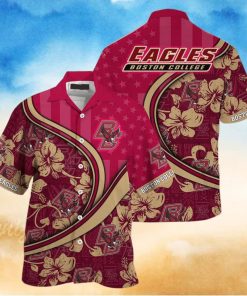 NCAA Boston College Eagles Hawaiian Shirt Custom Name Best Beach Gift