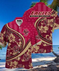 NCAA Boston College Eagles Hawaiian Shirt Custom Name Best Beach Gift