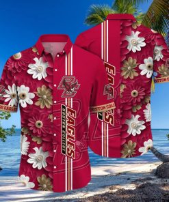 NCAA Boston College Eagles Hawaiian Shirt Summer Beach Gift