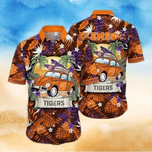 NCAA Clemson Tigers Hawaiian Shirt Gift For Beach Trip