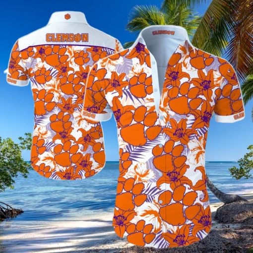 NCAA Clemson Tigers Hawaiian Shirt Gift For Beach Vacation