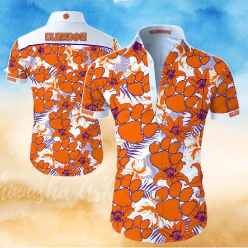 NCAA Clemson Tigers Hawaiian Shirt Gift For Beach Vacation