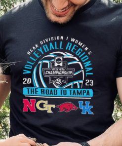 NCAA Division I women’s volleyball regional the road to tampa 2023 shirt