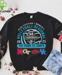 NCAA Division I women’s volleyball regional the road to tampa 2023 hoodie, sweater, longsleeve, shirt v-neck, t-shirt