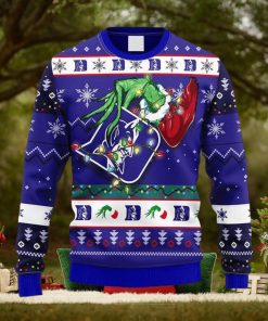 NCAA Duke Blue Devils Grinch Christmas Ugly 3D Sweater For Men And Women Gift Ugly Christmas