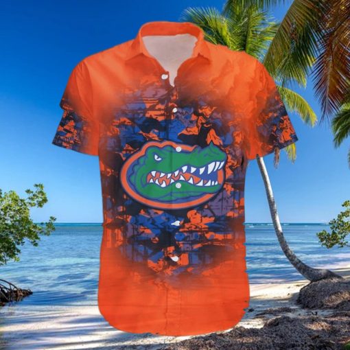 NCAA Florida Gators Hawaiian Shirt Camouflage Best Beach Gift