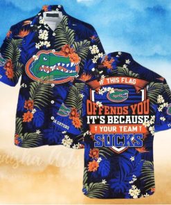 NCAA Florida Gators Hawaiian Shirt If This Flag Offends You It s Because Your Team Sucks