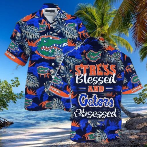 NCAA Florida Gators Hawaiian Shirt Summer Aloha Stress Blessed Obsessed