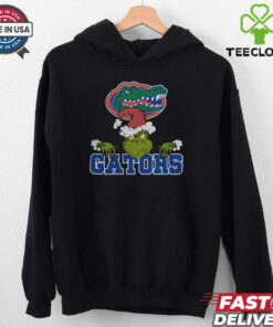 NCAA Florida Gators Logo Football Grinch Christmas T Shirt