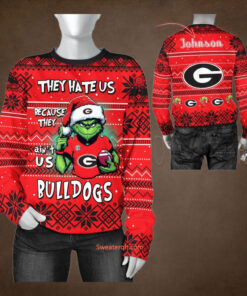 NCAA Georgia Bulldogs They Hate Us Because They Ain’t US Sweater