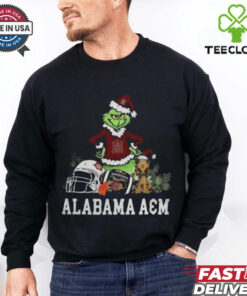 NCAA Grinch Shirt The Grinch And Alabama A&M Christmas T Shirt