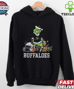 NCAA Grinch Shirt The Grinch And Colorado Buffaloes Christmas T Shirt