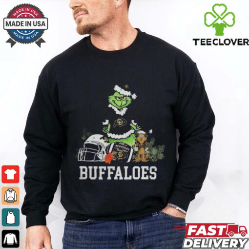 NCAA Grinch Shirt The Grinch And Colorado Buffaloes Christmas T Shirt
