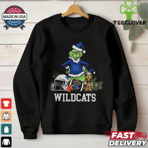 NCAA Grinch Shirt The Grinch And Kentucky Wildcats Christmas T Shirt