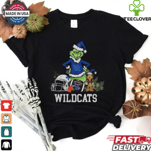 NCAA Grinch Shirt The Grinch And Kentucky Wildcats Christmas T Shirt