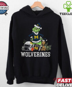 NCAA Grinch Shirt The Grinch And Michigan Wolverines Christmas T Shirt