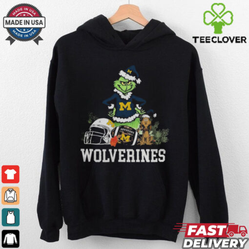 NCAA Grinch Shirt The Grinch And Michigan Wolverines Christmas T Shirt