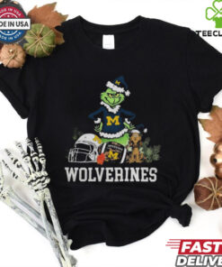 NCAA Grinch Shirt The Grinch And Michigan Wolverines Christmas T Shirt