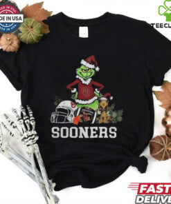 NCAA Grinch Shirt The Grinch And Oklahoma Sooners Christmas T Shirt